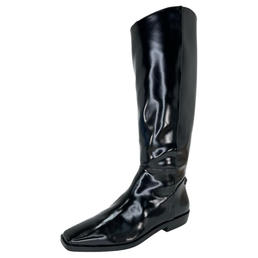 Sam Edelman Cesar Black Snip-Toe Knee High Womens Riding Boots Size 10M - Picture 2 of 14